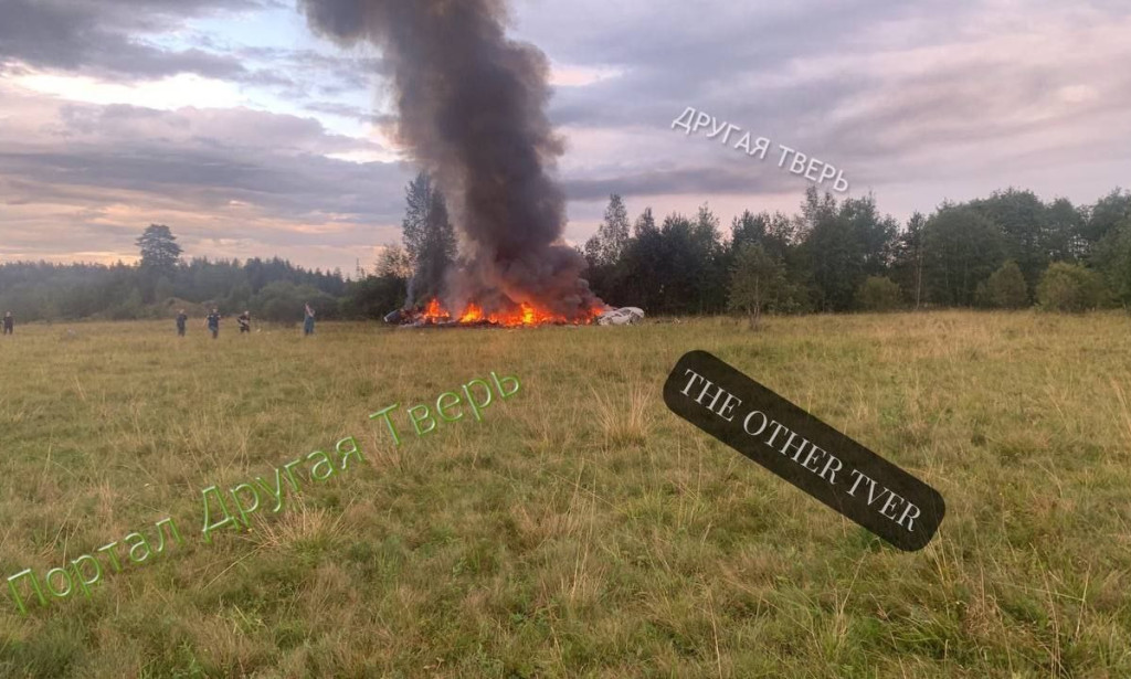 Dans une tragédie survenue aujourd'hui, l'avion Embraer affilié à Evgueni Prigojine s'est malheureusement écrasé dans la région de Tver.