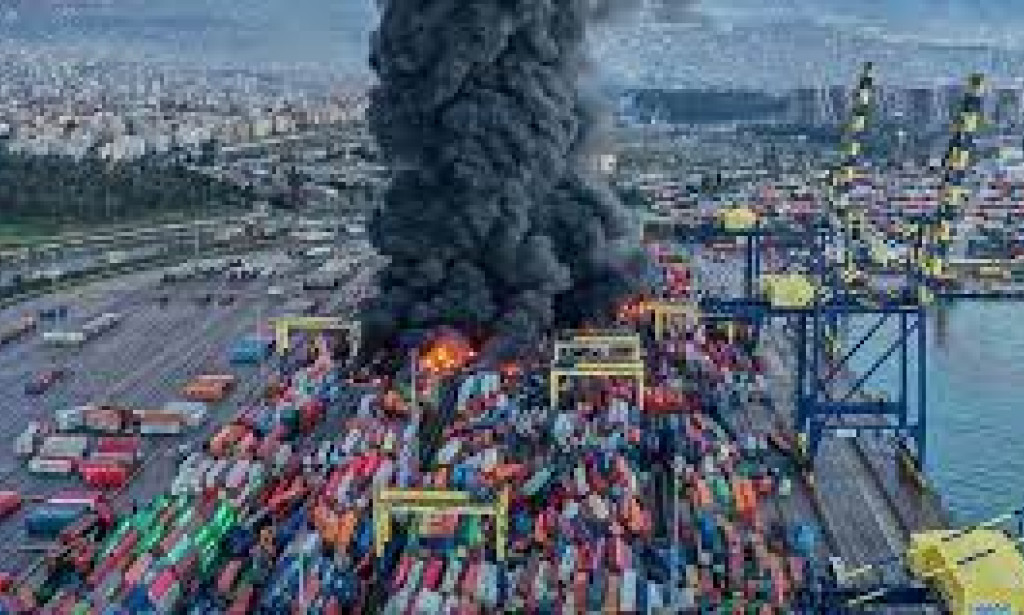 Turquie  vaste explosion dans le port de Derince