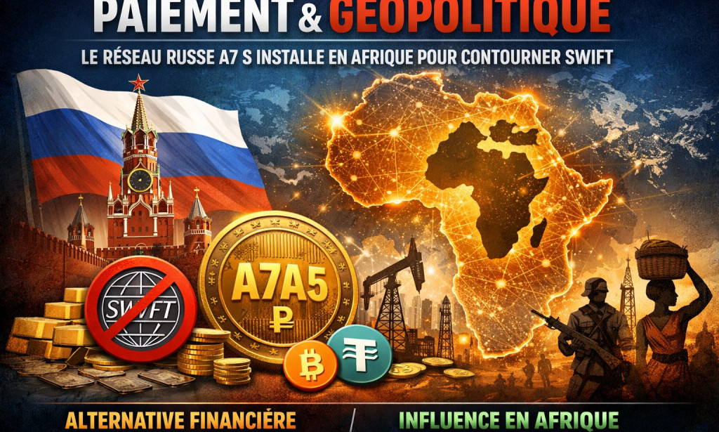 Paiement et géopolitique : le réseau russe A7 s’installe en Afrique pour contourner SWIFT