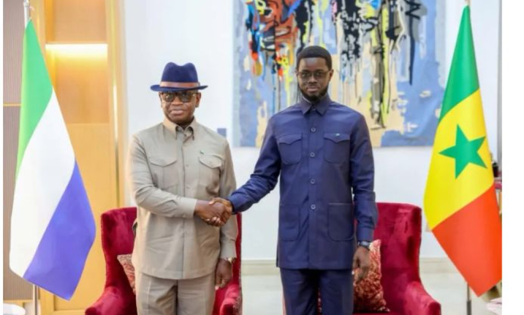 Julius Maada Bio à Dakar pour le Forum sur la paix et la sécurité en Afrique